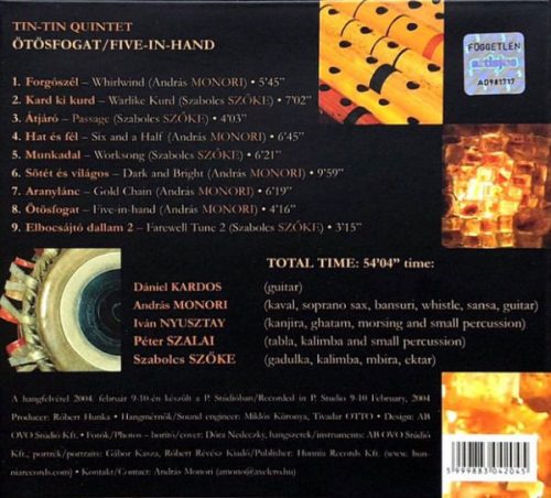 Tin-Tin Quintet - Ötösfogat = Five-In-Hand (CD)