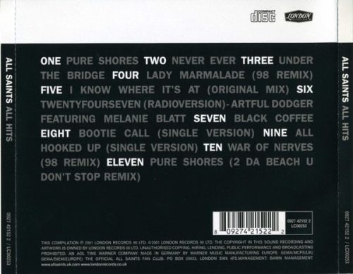 All Saints - All Hits (CD)