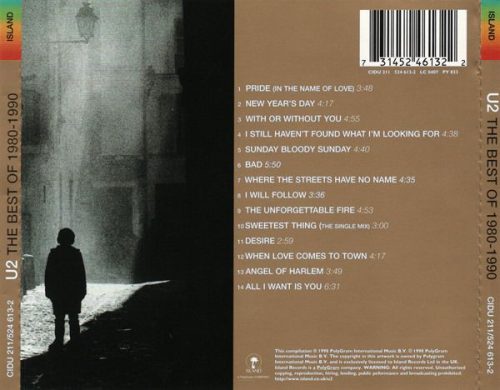 U2 - The Best Of 1980-1990 (CD)