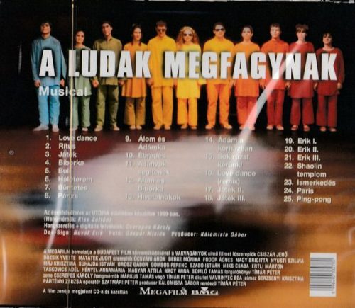 Cserepes Károly - A ludak megfagynak (Vakvagányok című filmjének zenéje) (CD)
