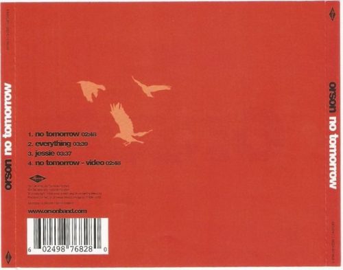 Orson - No Tomorrow (CDs)