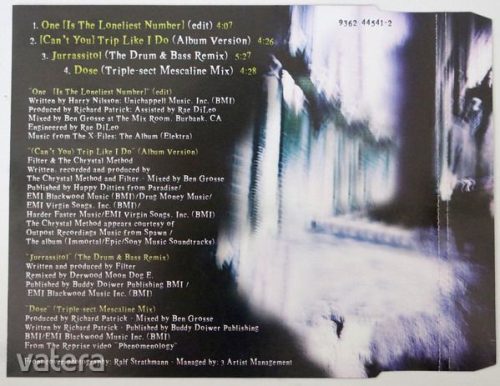 Filter - One (Is The Loneliest Number) (CDs)
