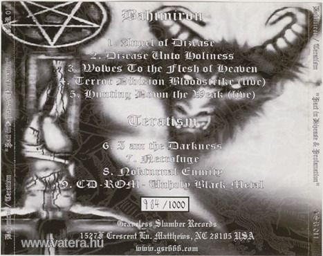 Bahimiron / Teratism - Pact In Dizease & Profanation (CD)