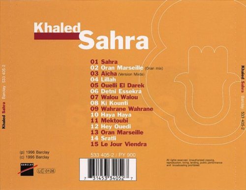 Khaled - Sahra (CD)
