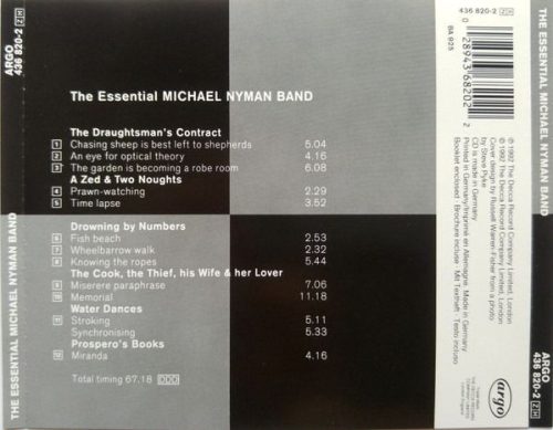 Michael Nyman Band - The Essential Michael Nyman Band (CD)