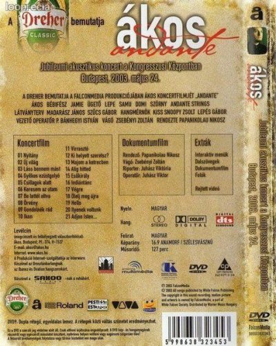 Ákos - Andante (DVD)