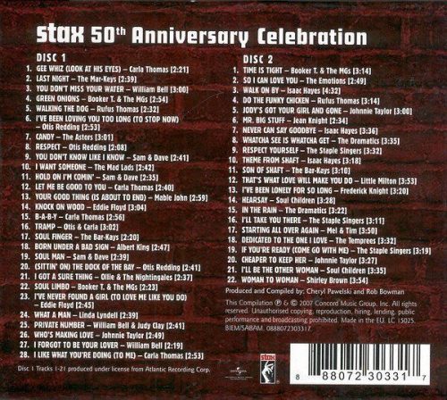 Various - Stax 50th Anniversary Celebration (2CD)