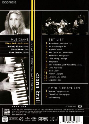 Diana Krall - Live At The Montreal Jazz Festival (DVD)