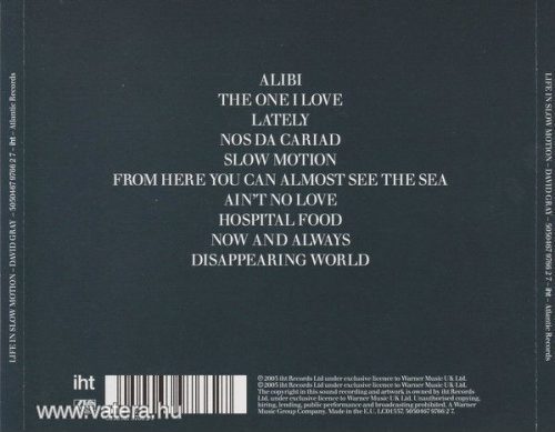 David Gray - Life In Slow Motion (CD)