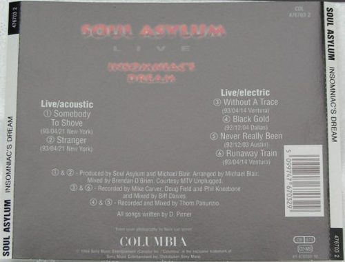 Soul Asylum - Insomniac's Dream (Live) (CDs)