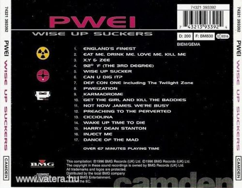 Pop Will Eat Itself - Wise Up Suckers (CD)