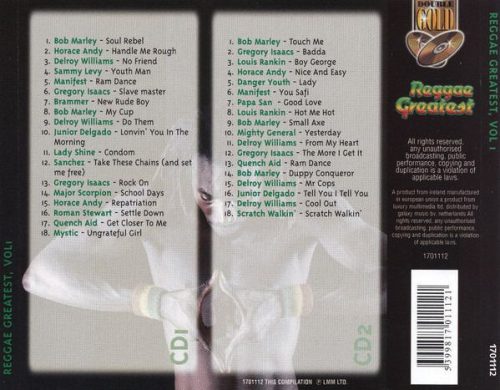 Various - Reggae Greatest Vol. 1 (2CD)