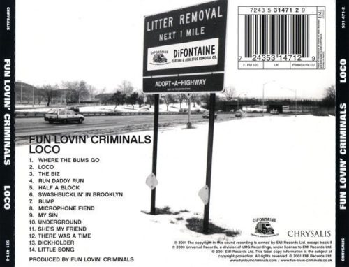 Fun Lovin' Criminals - Loco (CD)