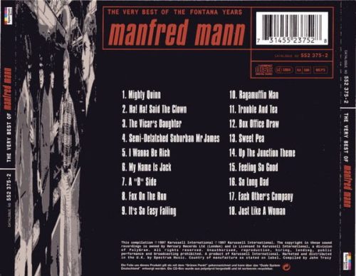Manfred Mann - The Very Best Of The Fontana Years (CD)