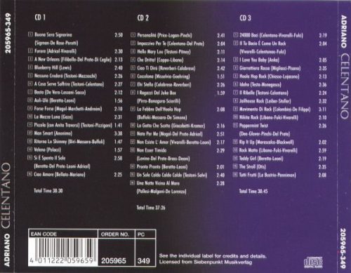 Adriano Celentano - The Greatest Hits (3CD)