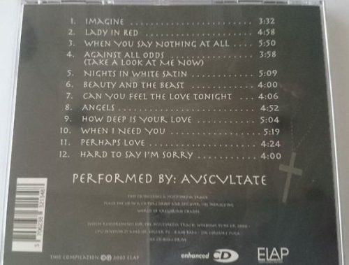 Avscvltate - Gregorian Chants - Love Songs (CD)