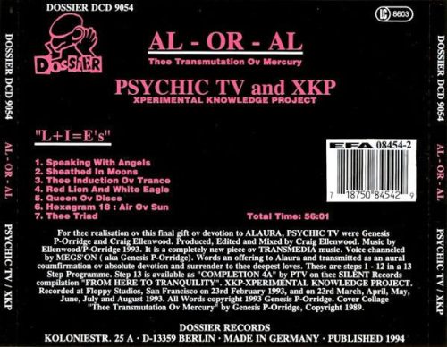 Psychic TV & XKP – AL - OR - AL (CD)
