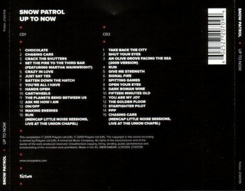 Snow Patrol - Up To Now (2CD)