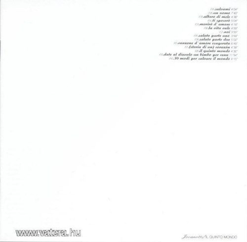Jovanotti - Il Quinto Mondo (CD)