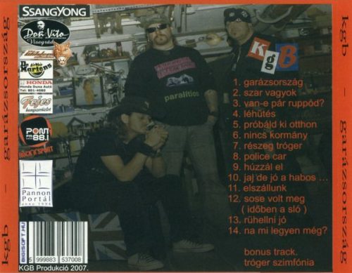 KGB - Garázsország (CD)