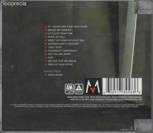 Maroon 5 - It Won't Be Soon Before Long (CD)