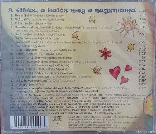 Halász Judit – A vitéz, a kalóz, meg a nagymama (CD)
