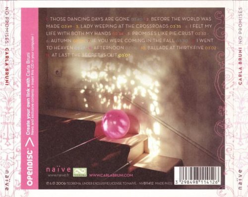 Carla Bruni - No Promises (CD)