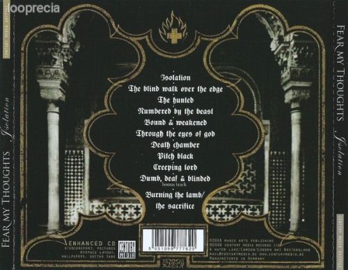 Fear My Thoughts - Isolation (CD)