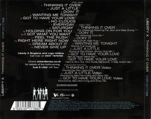 Liberty X - Thinking It Over (2CD)